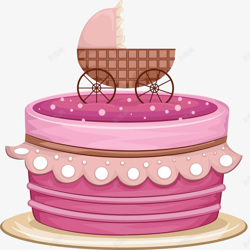 蛋糕上的婴儿车png免抠素材_88icon https://88icon.com 乳酪 乳酪蛋糕 吃的 含有脂肪的 奶酪 婴儿车 带有奶油的 甜品 甜的卡通 甜食 生日蛋糕 蛋糕 食物