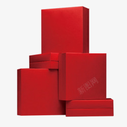 超值豪礼红色礼盒高清图片