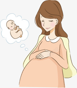 618母婴海报卡通孕妇婴儿高清图片