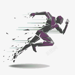 运动奔跑美女奔跑跑步的人高清图片