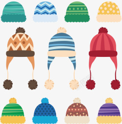 保暖护耳耳套彩色冬季毛线护耳帽高清图片