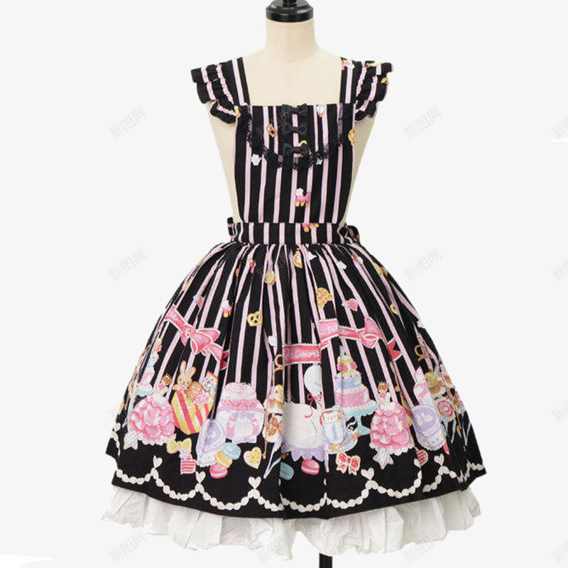 lolita裙子png免抠素材_88icon https://88icon.com lolita 二次元可爱 洋装 洋装裙子 萌系美少女