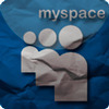 myspace折纸风格社交媒体图标图标