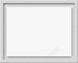 正方相框灰色简约边框高清图片