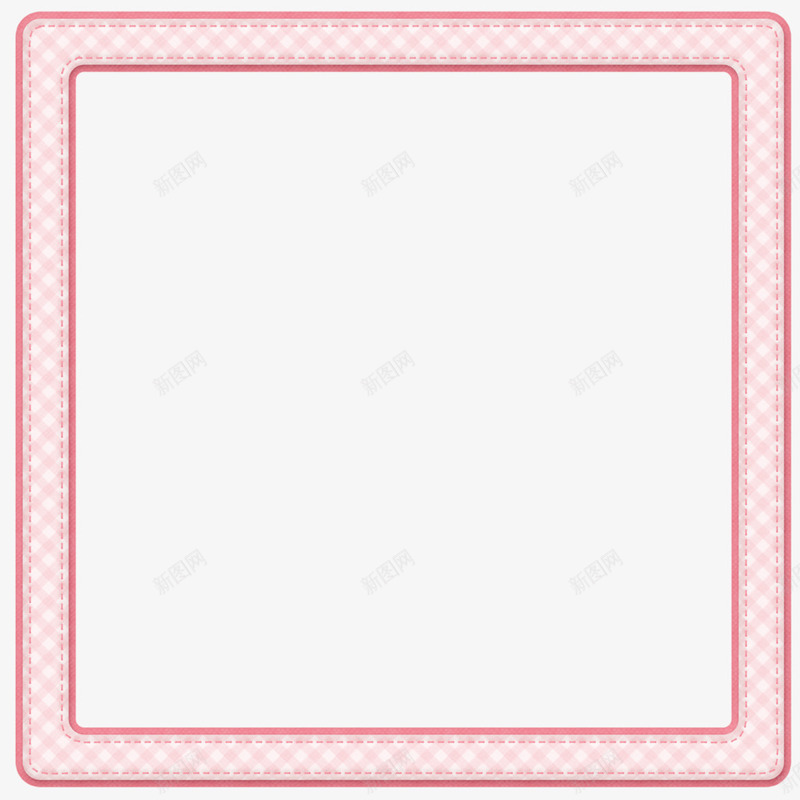 粉色正方形斜纹边框png免抠素材_88icon https://88icon.com 斜纹 正方形 粉色 边框