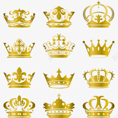 矢量结婚素材皇冠图标图标