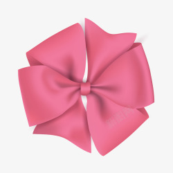 粉色少女系装饰蝴蝶结丝带素材