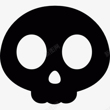 可怕的头CuteSkull图标图标