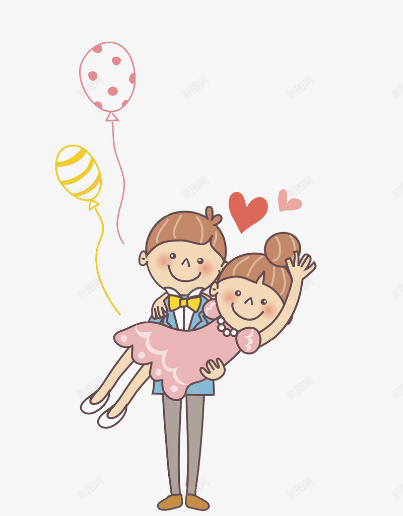 卡通抱着女孩的情侣图png免抠素材_88icon https://88icon.com 卡通 婚礼 恋人 恩爱的 情人节 情侣 抱着 插图 气球 爱心