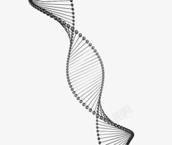 深灰色dna遗传物质基因肽链脱素材