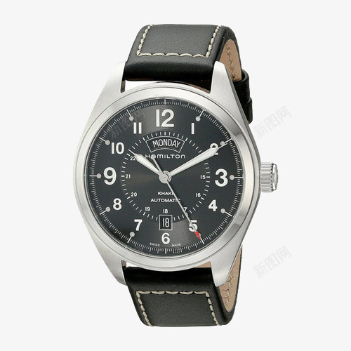 汉米尔顿卡其系列机械手表png免抠素材_88icon https://88icon.com H70505733 Hamilton 产品实物 名牌手表 大牌手表 男士手表 腕表