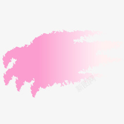 粉色涂鸦雾状素材