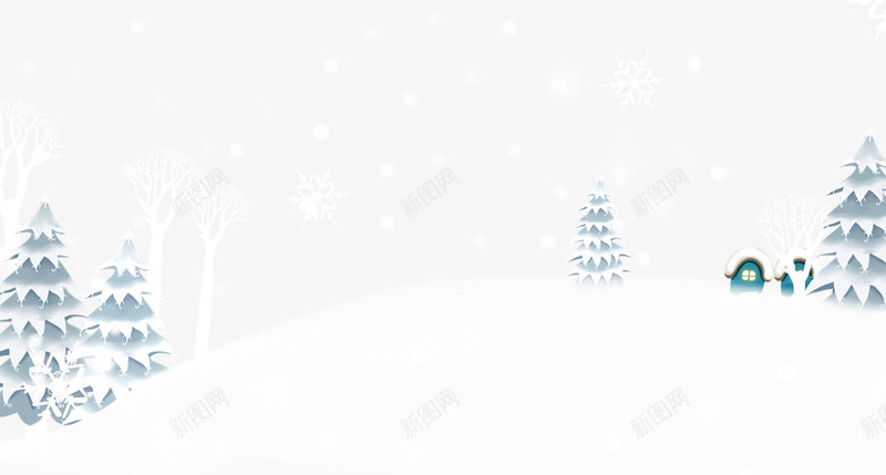 卡通雪山上的树png免抠素材_88icon https://88icon.com 冬天 冬季 冬季素材 卡通雪树 白色背景素材 雪地 雪山白岩板 雪花