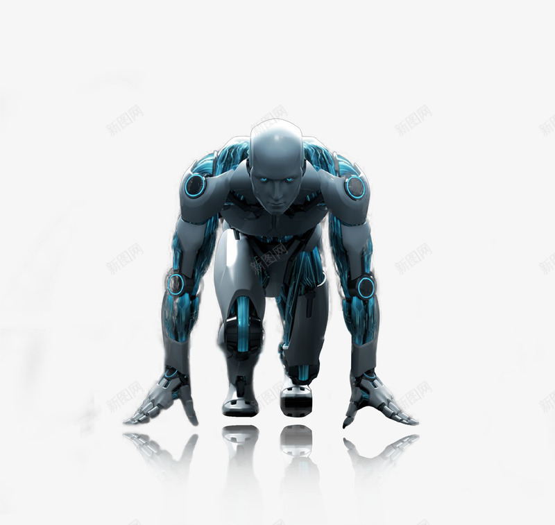 创意炫酷机器人插画psd免抠素材_88icon https://88icon.com 人工智能 创意设计 奔跑 帅气机器人 插画 未来 机器人 炫酷 科技