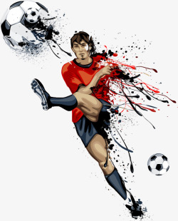 踢足球的人物欧洲杯世界杯高清图片