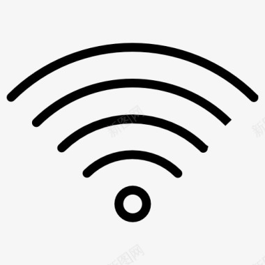 WIFI信号格全WiFi信号图标图标