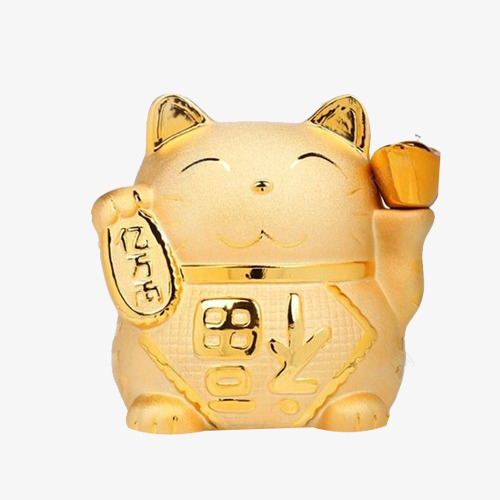 手举元宝金色招财猫png免抠素材_88icon https://88icon.com 富贵 手举元宝 财富 财源广进 金色 金色招财猫