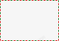 圣诞节线条圣诞节红绿拼接框架高清图片
