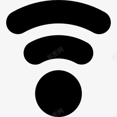 WIFI标贴WiFi低信号的符号图标图标