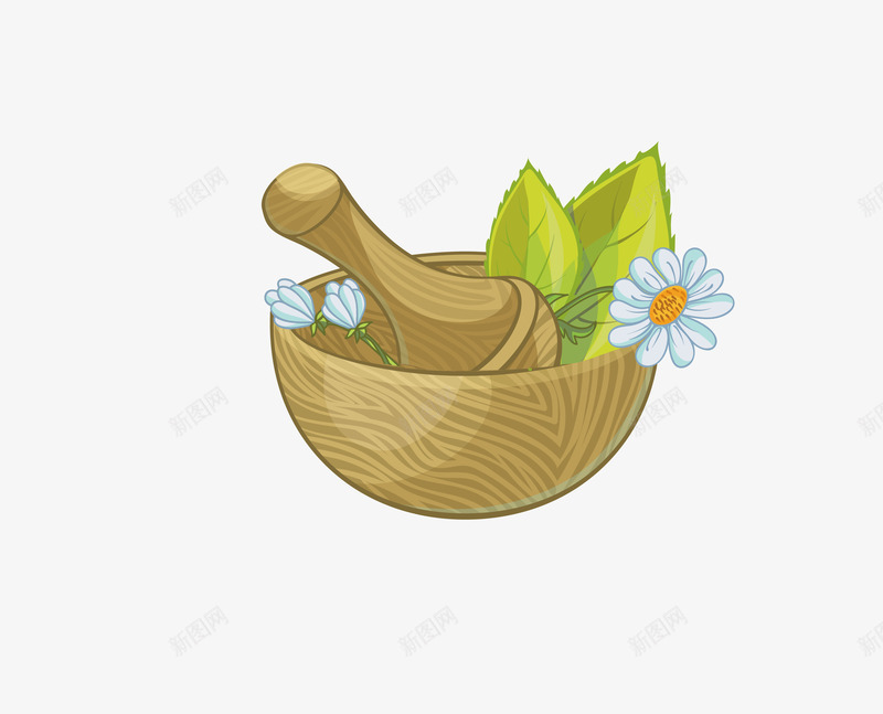 木质捣药器具矢量图ai免抠素材_88icon https://88icon.com 卡通捣药锤 捣药器具 木质锤 矢量锤 矢量图