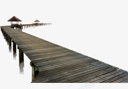 木板小桥素材