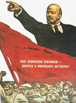 苏联列宁指导人民革命高清图片