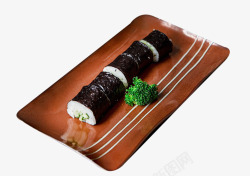 日式木质水果盘日式寿司盘子高清图片