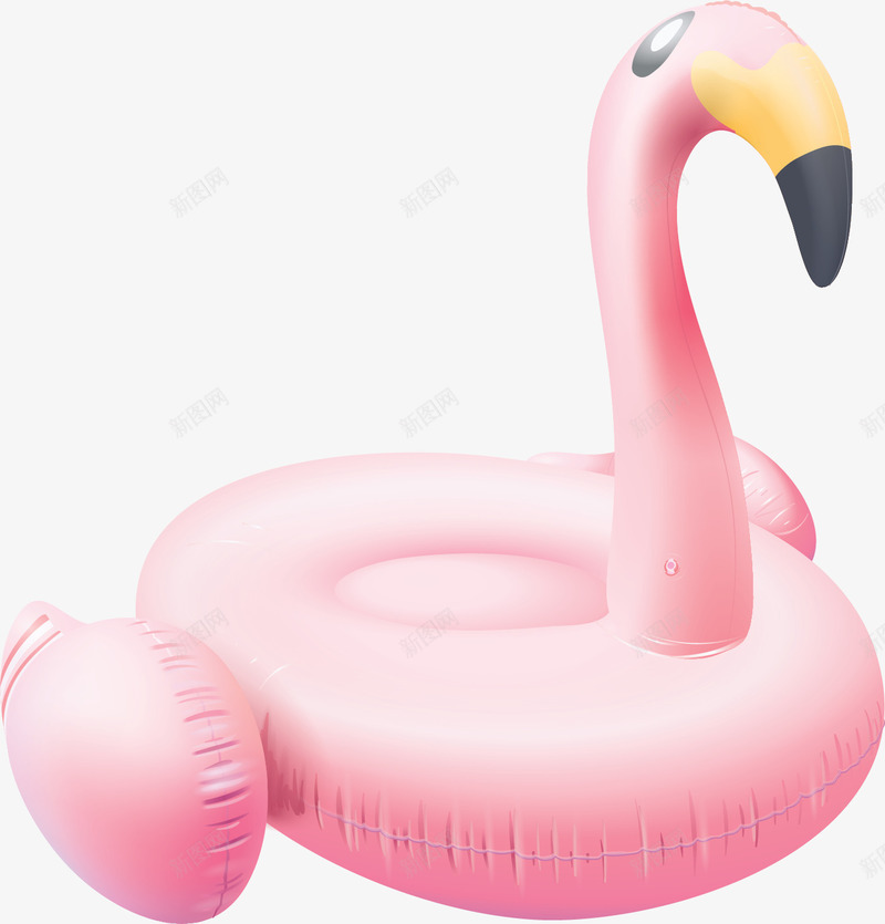 可爱粉红火烈鸟泳圈矢量图ai免抠素材_88icon https://88icon.com 度假 泳圈 火烈鸟 火烈鸟泳圈 火焰鸟 矢量png 矢量图 粉色泳圈