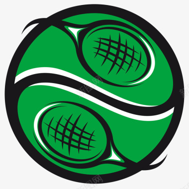 网球logo矢量图图标图标