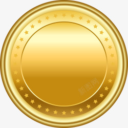 金色的牌子素材