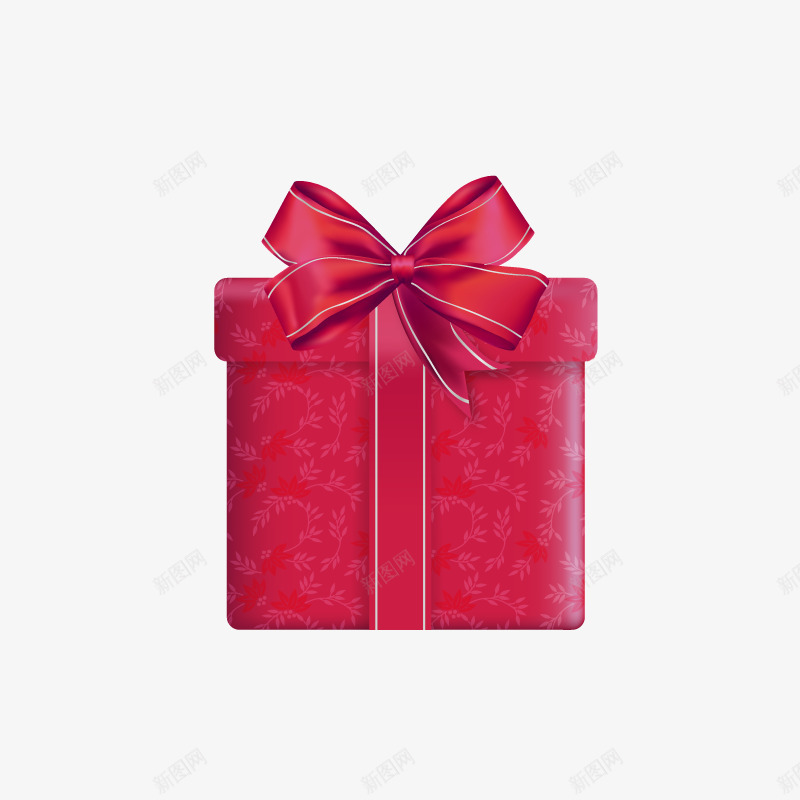 创意合成效果红色花卉礼物礼盒包装png免抠素材_88icon https://88icon.com 创意 包装 合成 效果 礼物 礼盒 红色 花卉
