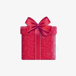 创意合成效果红色花卉礼物礼盒包装素材