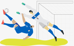 激情世界杯运动插画矢量图素材