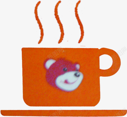 小花帽子咖啡杯子阳光小熊图标图标