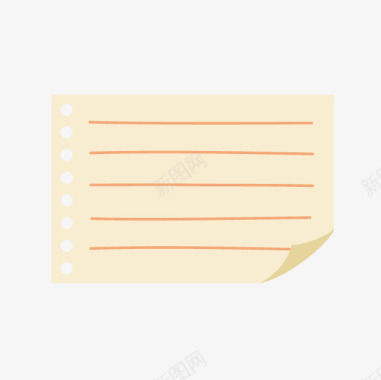 金色标题框便签边框纸张信纸图标图标