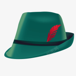 绿帽子矢量图帽子高清图片