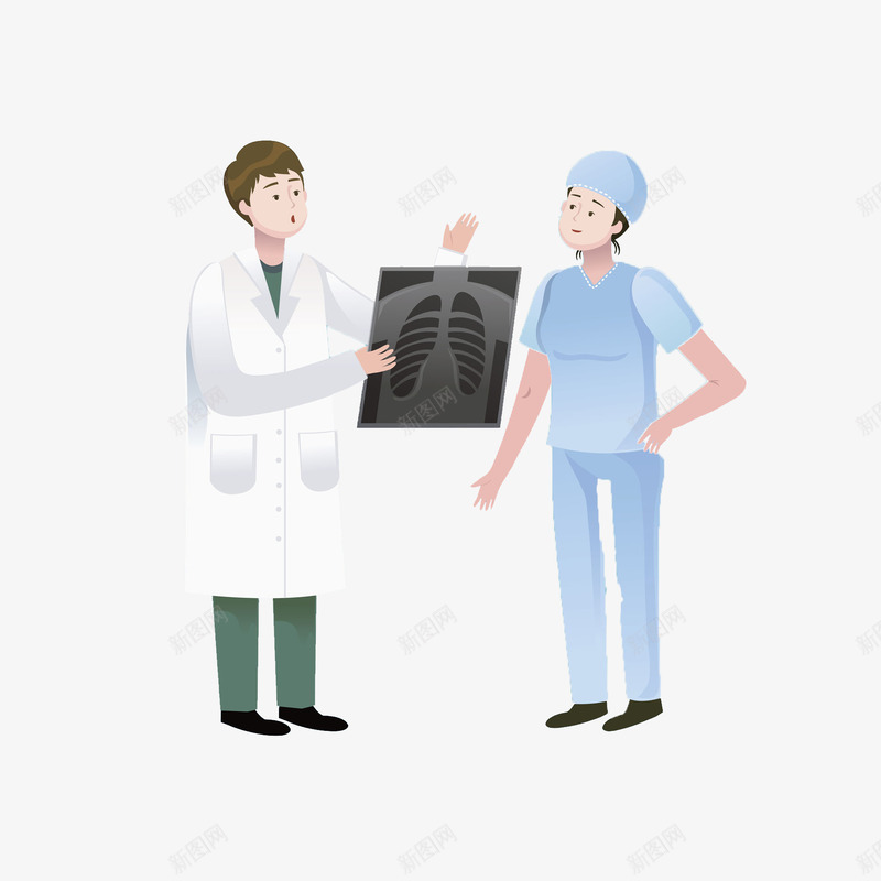 骨科医生png免抠素材_88icon https://88icon.com 卡通人物 卡通手绘 水彩画 肖像画 装饰图案 骨科医生