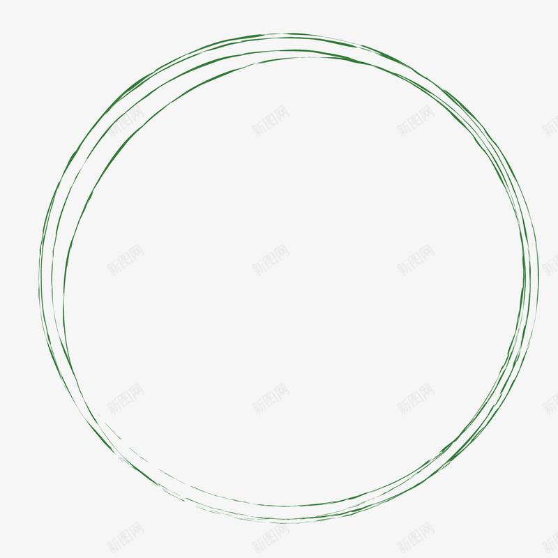 绿色圆形装饰环矢量图eps免抠素材_88icon https://88icon.com 圆形 手绘涂鸦 绿色 绿色边框 装饰 矢量图
