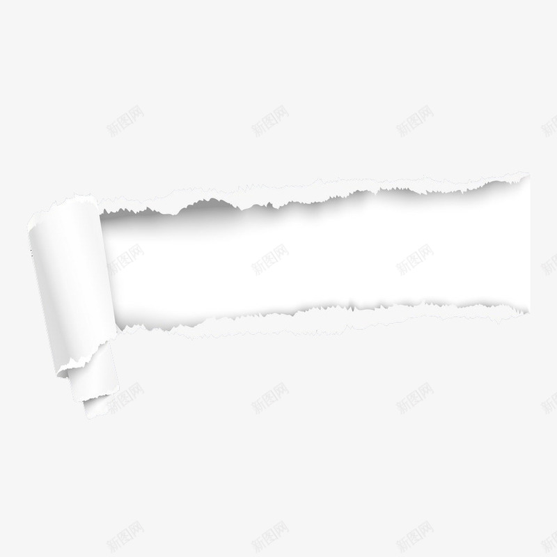 撕纸效果白色png免抠素材_88icon https://88icon.com 卷纸 卷起的毕业证奖状卷纸 撕开的墙纸 撕纸效果 撕纸风素材 白色 透明底