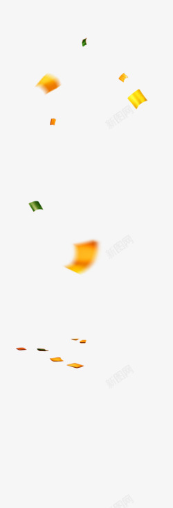 飘落的彩色悬浮物素材