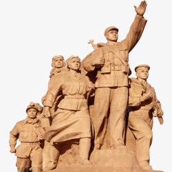 中国军人中国军人雕塑高清图片