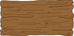 木头招牌卡通手绘木板高清图片