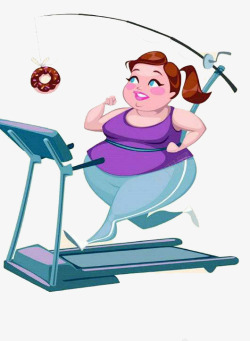 坚持跑步减肥的女生高清图片