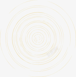 线性金色圆圈线条花纹矢量图高清图片