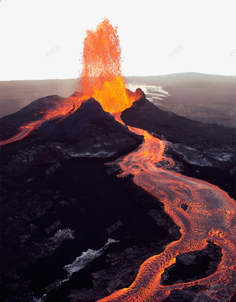 高温火山熔岩png免抠素材_88icon https://88icon.com 火山岩 火山爆发 熔岩 高温