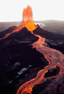 高温火山熔岩素材