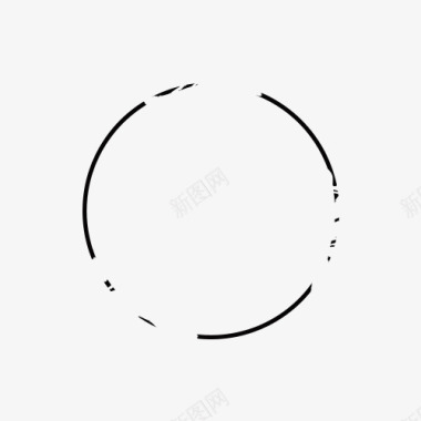 圈圈复古版中国风圈圈图标图标