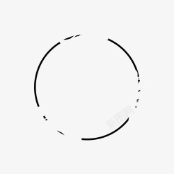 复古圆圈复古版中国风圈圈图标高清图片