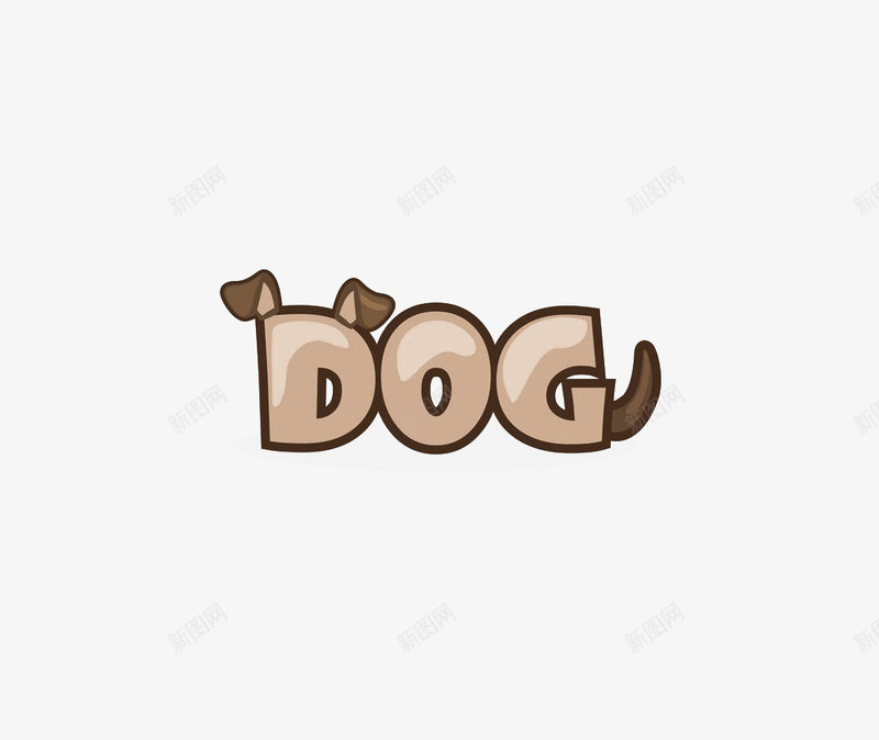 创意小狗英语字体png免抠素材_88icon https://88icon.com DOG 创意字体 动物 卡通 可爱 可爱英语字体 小狗 狗耳朵 英语单词