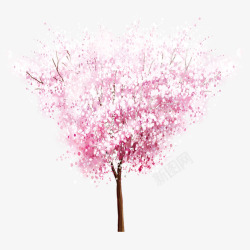 樱花图案桃花树花瓣高清图片